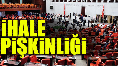 AKP'den kendi genişlettiği ihale yasasında 'daraltma' vaadi