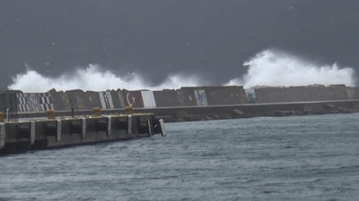 Amasra'da şiddetli fırtına