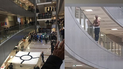 Çağlayan Adliyesi'nde intihar girişimi