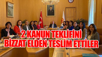 CHP'li kadın milletvekillerinden Meclis Başkanı'na ziyaret