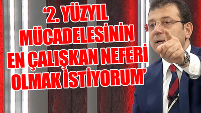 Ekrem İmamoğlu'na canlı yayında, 'Cumhurbaşkanlığı adaylığı' sorusu