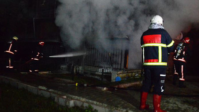 Eşiyle kavga etti, evi yaktı