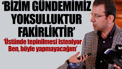 Hakkında 2 yıl hapis cezası talep edilen İmamoğlu konuştu...