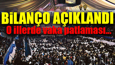 İşte 'lebalep' AKP kongrelerinin vaka sayılarına yansıması...