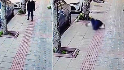 Kaldırımda yürürken rahatsızlanıp hayatını kaybetti, o anlar kamerada