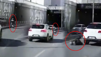 Motosiklet kullanırken epilepsi nöbeti geçirdi