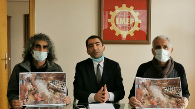 Munzur'a dökülen beton için Valiliğe başvuruldu