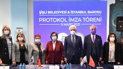 Şişli Belediyesi İstanbul barosu kadın hakları ile merkezi ile protokol imzaladı