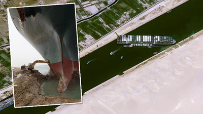 Süveyş Kanalı'nda karaya oturan dev gemi ekonomiyi sarstı