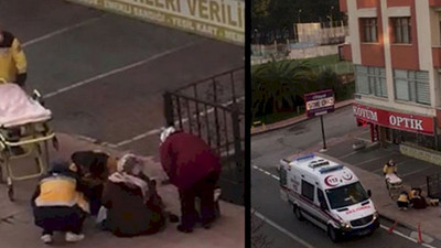 Yabancı uyruklu kadın kaldırımda doğum yaptı