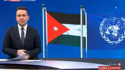 TRT bayrakları karıştırdı: Ekrana böyle yansıdı