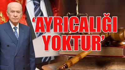 Yargıda 'Devlet Bahçeli' krizi