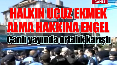 AKP'li belediye Halk Ekmek büfesini engelledi...