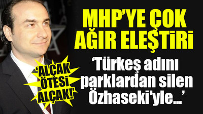 Alparslan Türkeş'in oğlundan şok açıklama