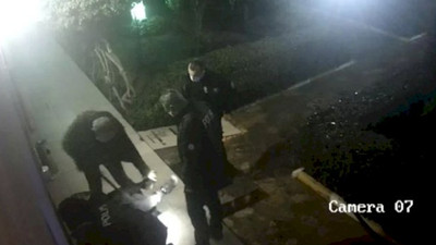 Antalya'da dezenfektan molalı polis dayağı