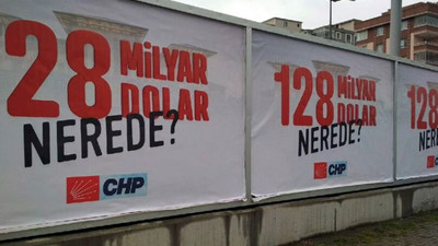 CHP'den '128 milyar dolar nerede?' maskesi