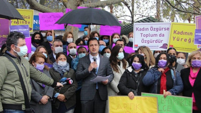 CHP İzmir'den İstanbul Sözleşmesi protestosu