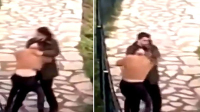 Cihangir'de görüntülerine tepki yağan kadına saldırının şüphelisi yakalandı