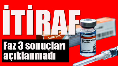 Çin'den aşılarla ilgili şok açıklama