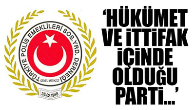 Emekli polislerden iktidara: Verilen sözler tutulmadı