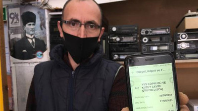 Geçmediği köprüde 3 kere ceza yemişti: Yanıt geldi