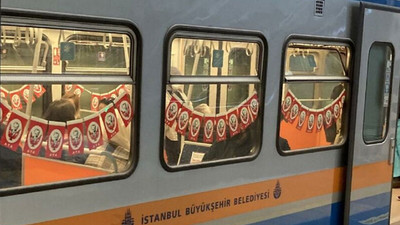 İstanbul’da metro ve tramvaylar, 23 Nisan için süslendi