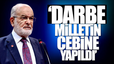 Karamollaoğlu: Darbe sadece postallarla değil, zamlarla da yapılabilir