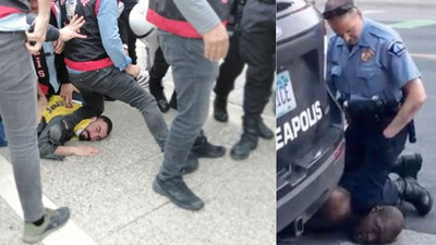 Polisten 1 Mayıs eylemine sert müdahale: George Floyd'u hatırlattı