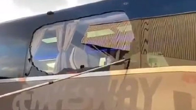 Real Madrid otobüsü taşlandı