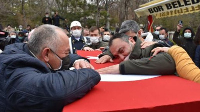 Şehit Uzman Çavuş Erkan Erdem, son yolculuğuna uğurlandı