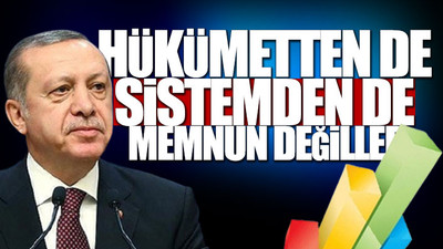 Son ankette çarpıcı sonuçlar: Erdoğan'a kötü haber