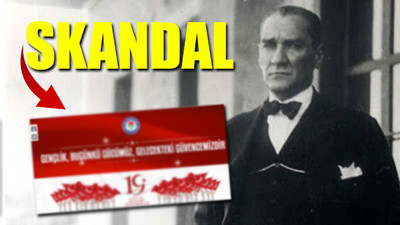 19 Mayıs kutlama afişine Atatürk sansürü