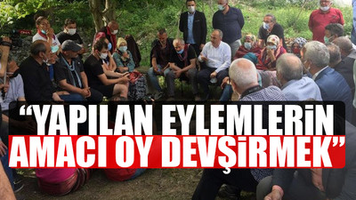 AKP'li başkanın hedefinde İkizdere'deki protestocular var