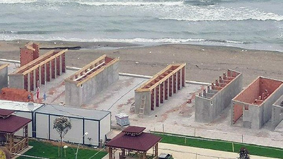 AKP’li başkandan tepki çeken beton plajla ilgi açıklama: Biraz sabır