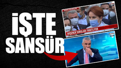 Akşener, Sedat Peker'in iddialarını konuşmaya başladığı sırada canlı yayını kestiler