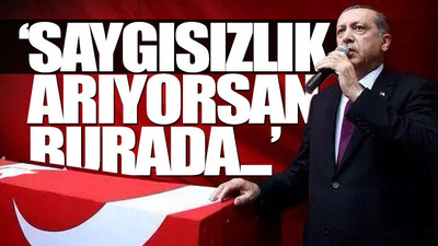 'Beyefendi dirseğini tabuta atmış, önünde mikrofon, nutuk atıyor' diyerek Erdoğan'ı ihbar etti