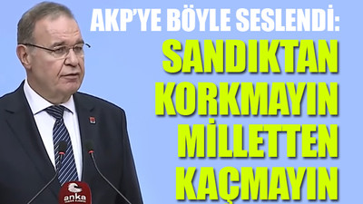 CHP'li Faik Öztrak'tan hükümete flaş çağrı...