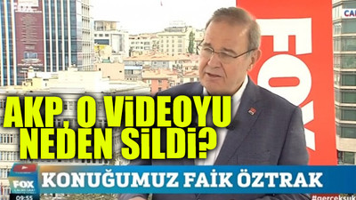CHP Sözcüsü Faik Öztrak'tan açıklama