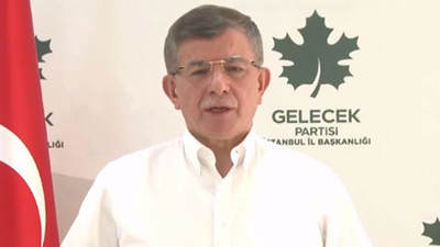 Davutoğlu beyaz gömlek giyip kampanya başlattı