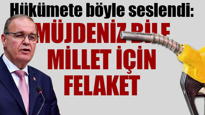 Faik Öztrak'tan akaryakıt zammına tepki