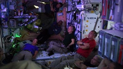 Fransız astronot ISS’ten paylaştı: Uzayda boş zaman böyle geçiyor