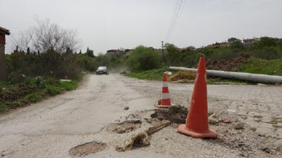 Kısıtlamada rögar kapaklarını çaldılar