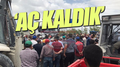 Konya’da çiftçiler isyan etti: Kara yolunu trafiğe kapattılar