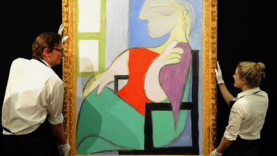 Picasso’nun 'Pencerenin yanında oturan kadın' tablosu 103 milyon dolara satıldı
