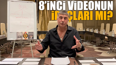 Sedat Peker'in 7'nci videosunda tahtada yazanlar ve kitaplar...