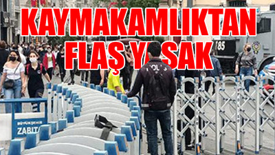 Taksim Meydanı ve İstiklal Caddesi kapatıldı