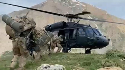 Tunceli'de, hava destekli terör operasyonunda mağara ve sığınaklar kullanılamaz hale getirildi