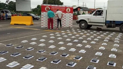 Venezuela'da peynir kaplarının içinde uyuşturucu yakalanmıştı