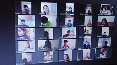 Zoom üzerinden kaç saat ders yapıldı?