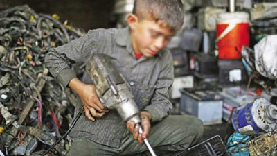 8 yaşındaki çocuk işçi bacağını pres makinasına kaptırdı